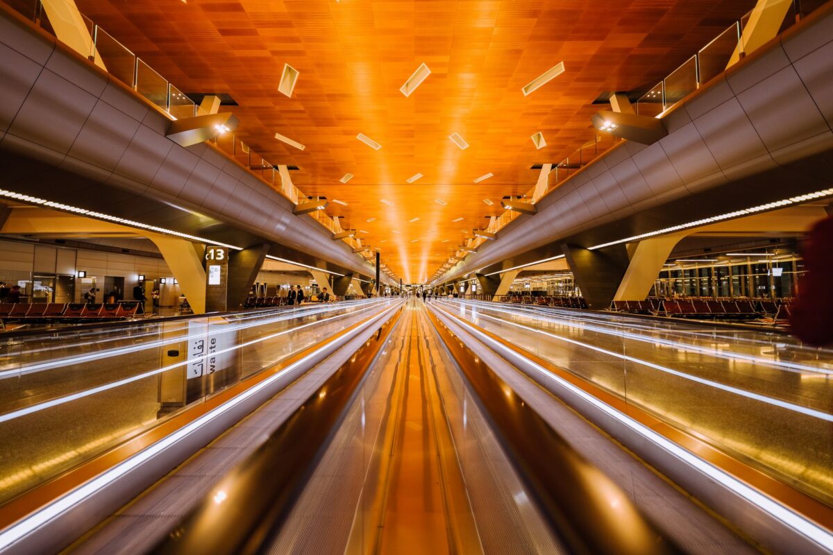 changi airport departure hall morning