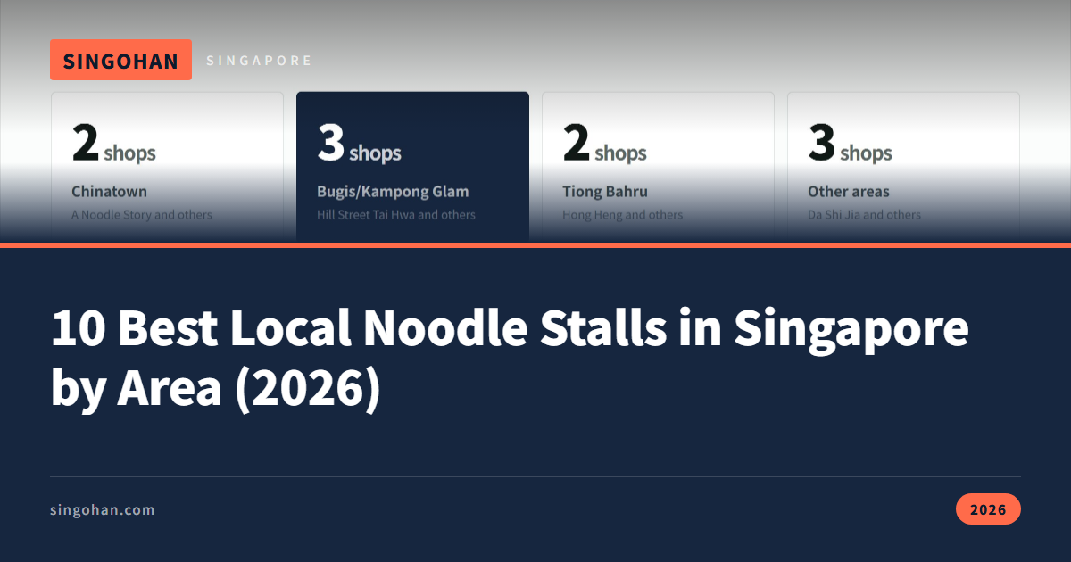 10 Best Local Noodle Stalls in Singapore by Area (2026)