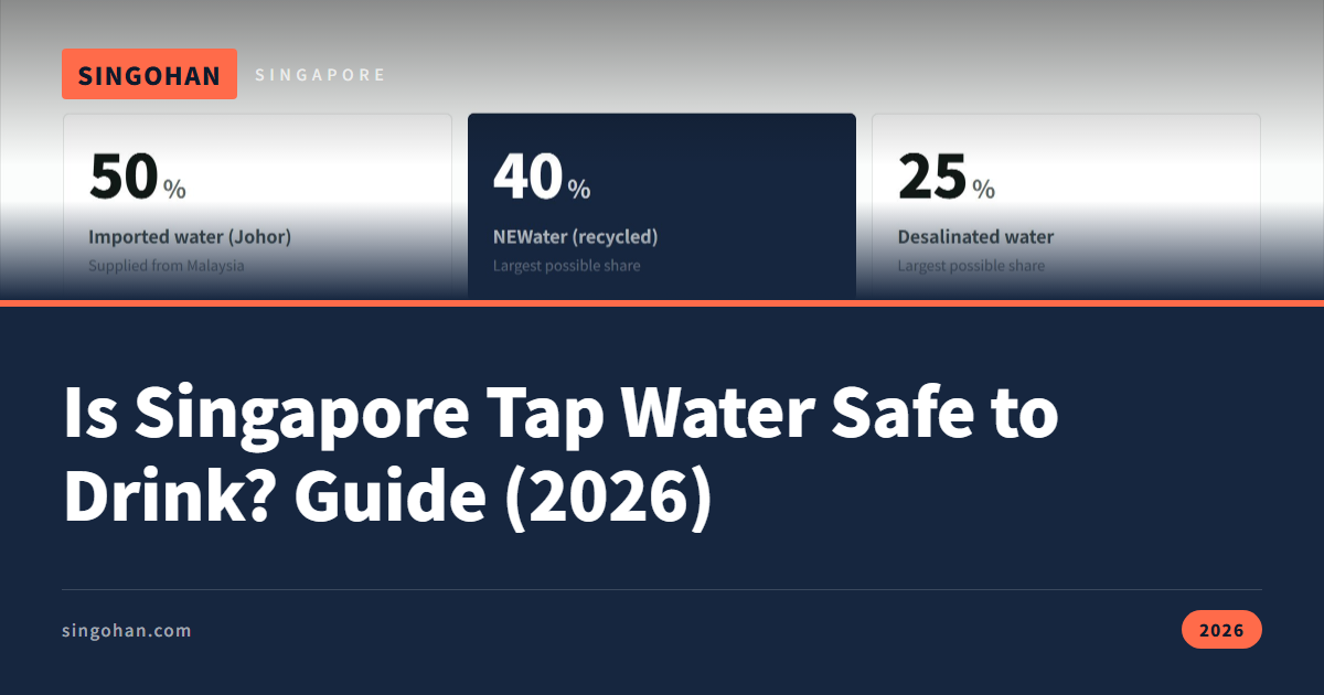 Is Singapore Tap Water Safe to Drink? Guide (2026)