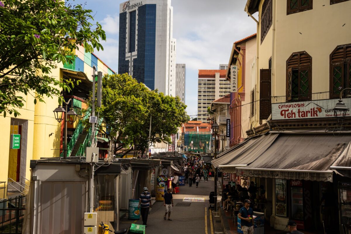 chinatown singapore street food stalls