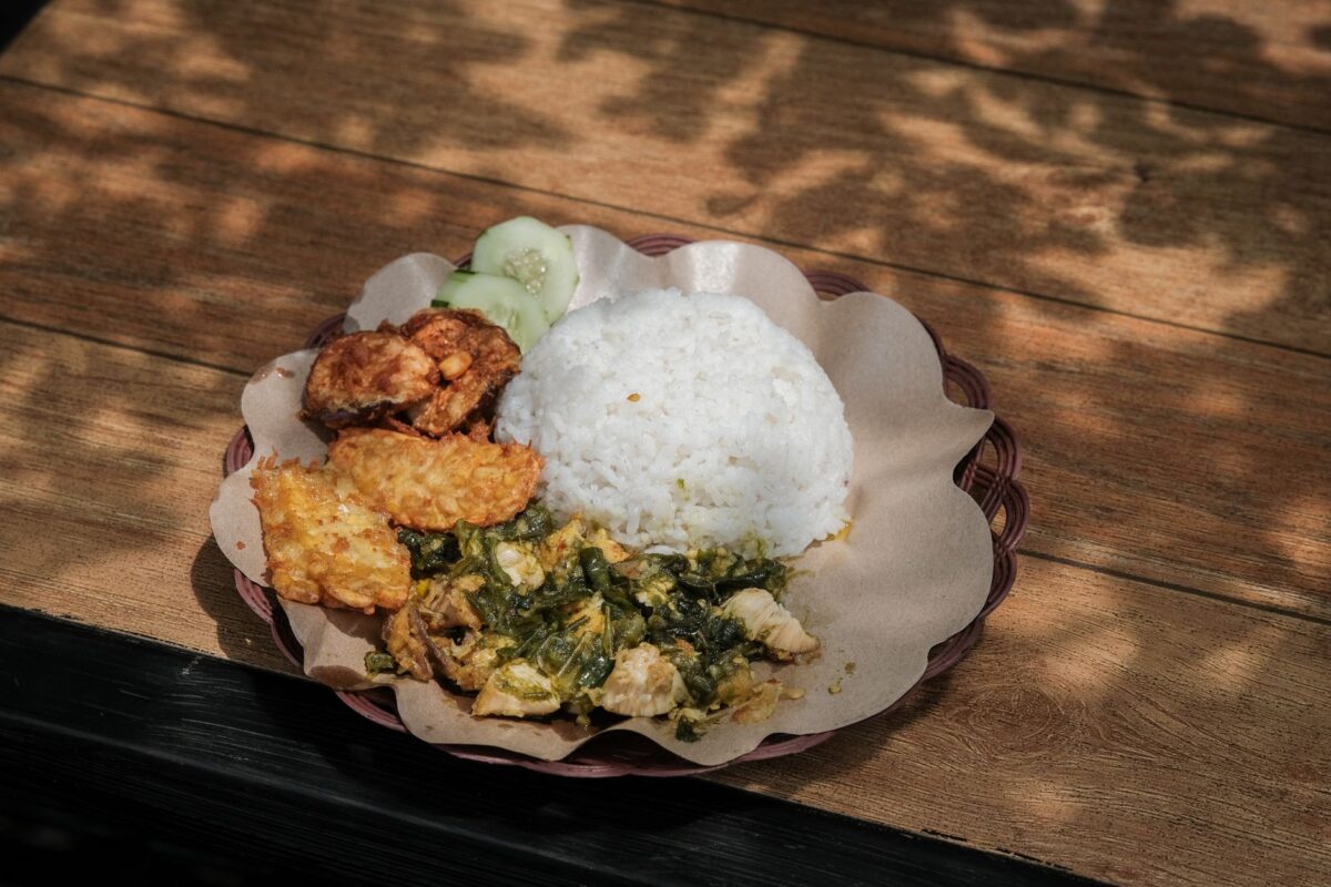 malay nasi lemak street food singapore