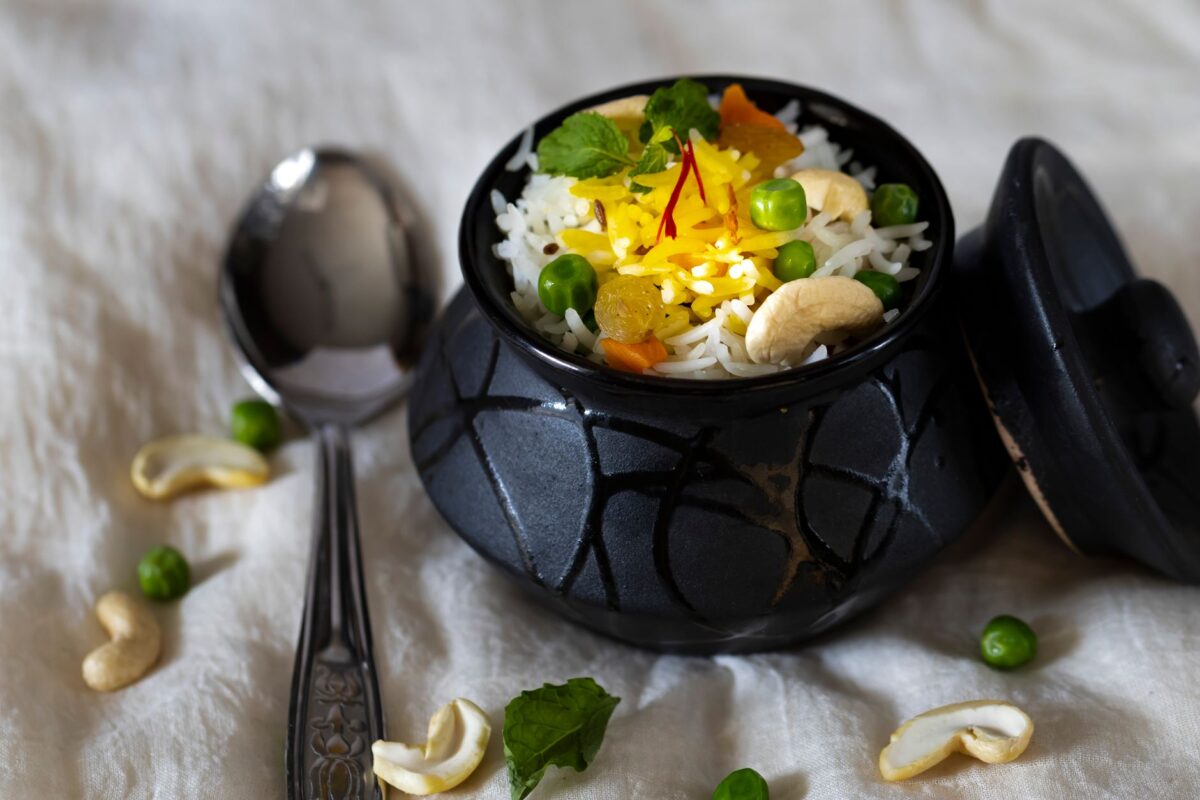 indian biryani rice dish