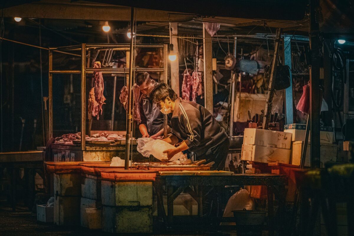 singapore hawker centre night food stalls